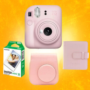 Instax Mini 12 pembe kamera full set kampanya