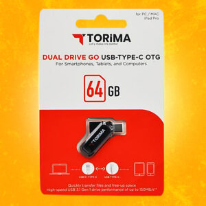 Torima Siyah 64Gb Cift Suruculu Usb-Type-C Otg